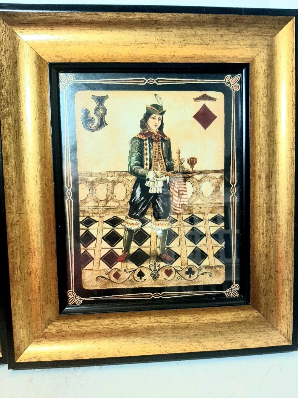 Pair of Ornately Framed Gregory Gorham  Prints 12 x 14 inches.